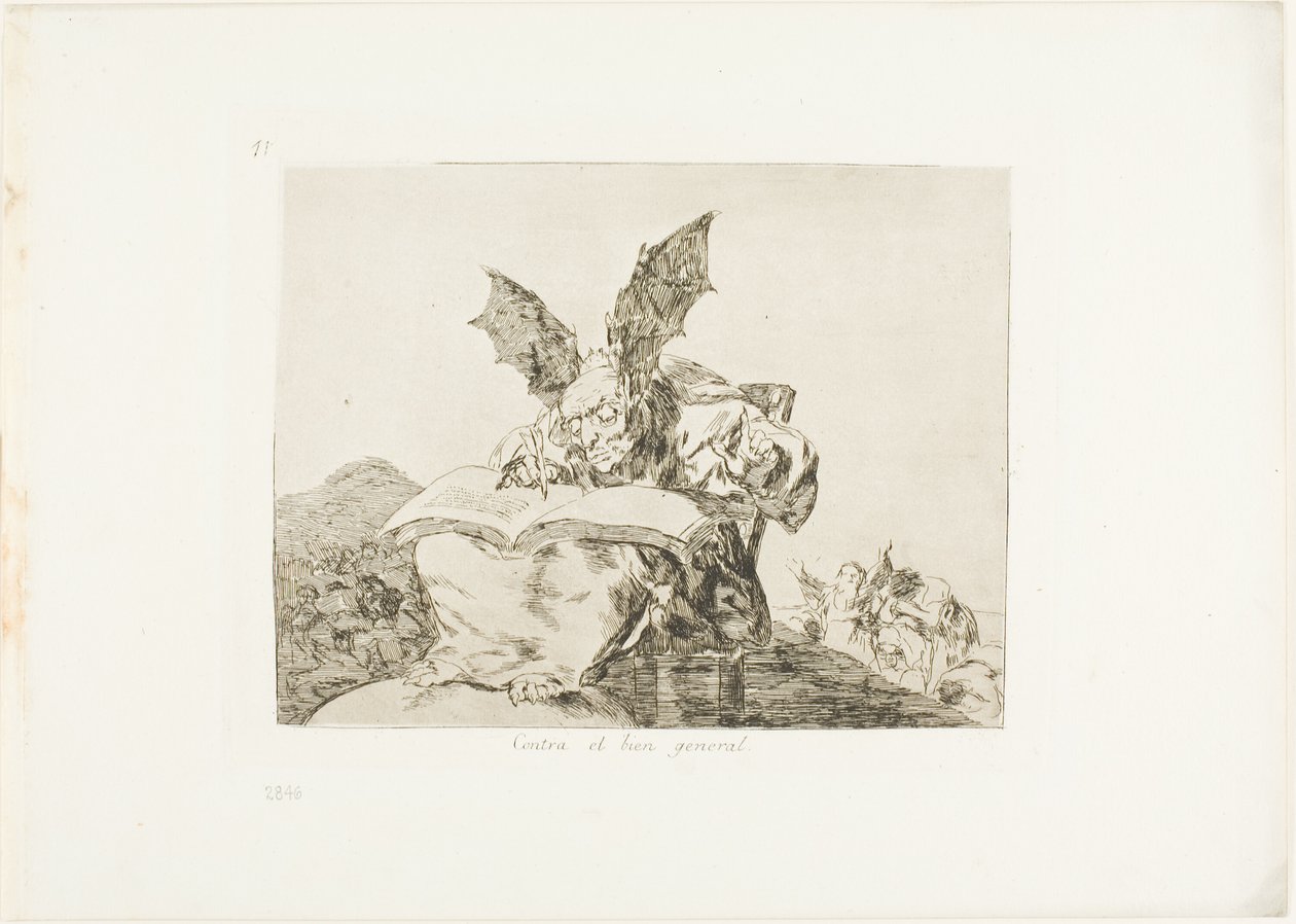 Against the Common Good, plade 71 fra The Disasters of War af Francisco Jose de Goya y Lucientes