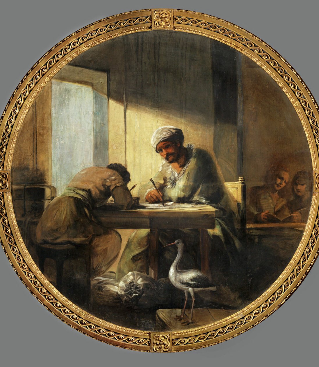 Allegori om handel, malet til paladset for dronningens favorit Manuel de Godoy ... (maleri på lærred) af Francisco Jose de Goya y Lucientes