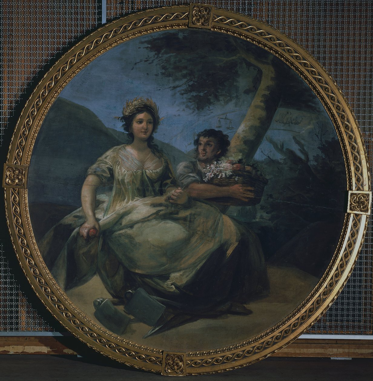 Allegory of agriculture, ca. 1805 (tempera på lærred) af Francisco Jose de Goya y Lucientes