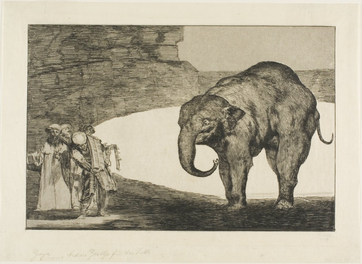 Animal Folly, fra Disparates af Francisco Jose de Goya y Lucientes