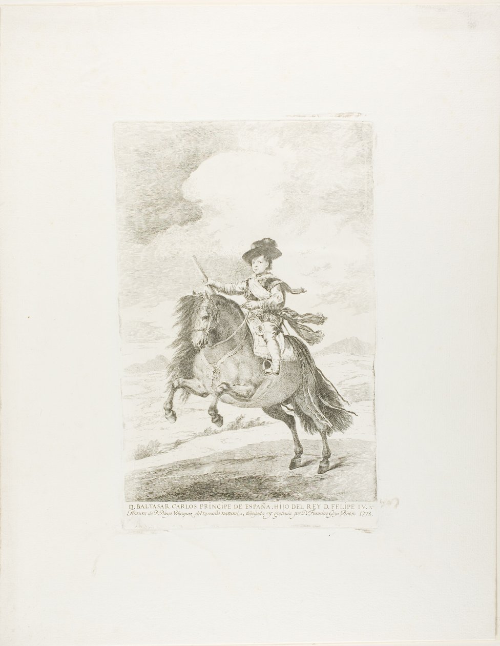 Baltasar Carlos af Francisco Jose de Goya y Lucientes