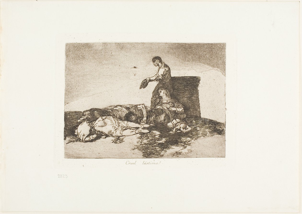 Grusom fortælling om ve!, plade 48 fra The Disasters of War af Francisco Jose de Goya y Lucientes