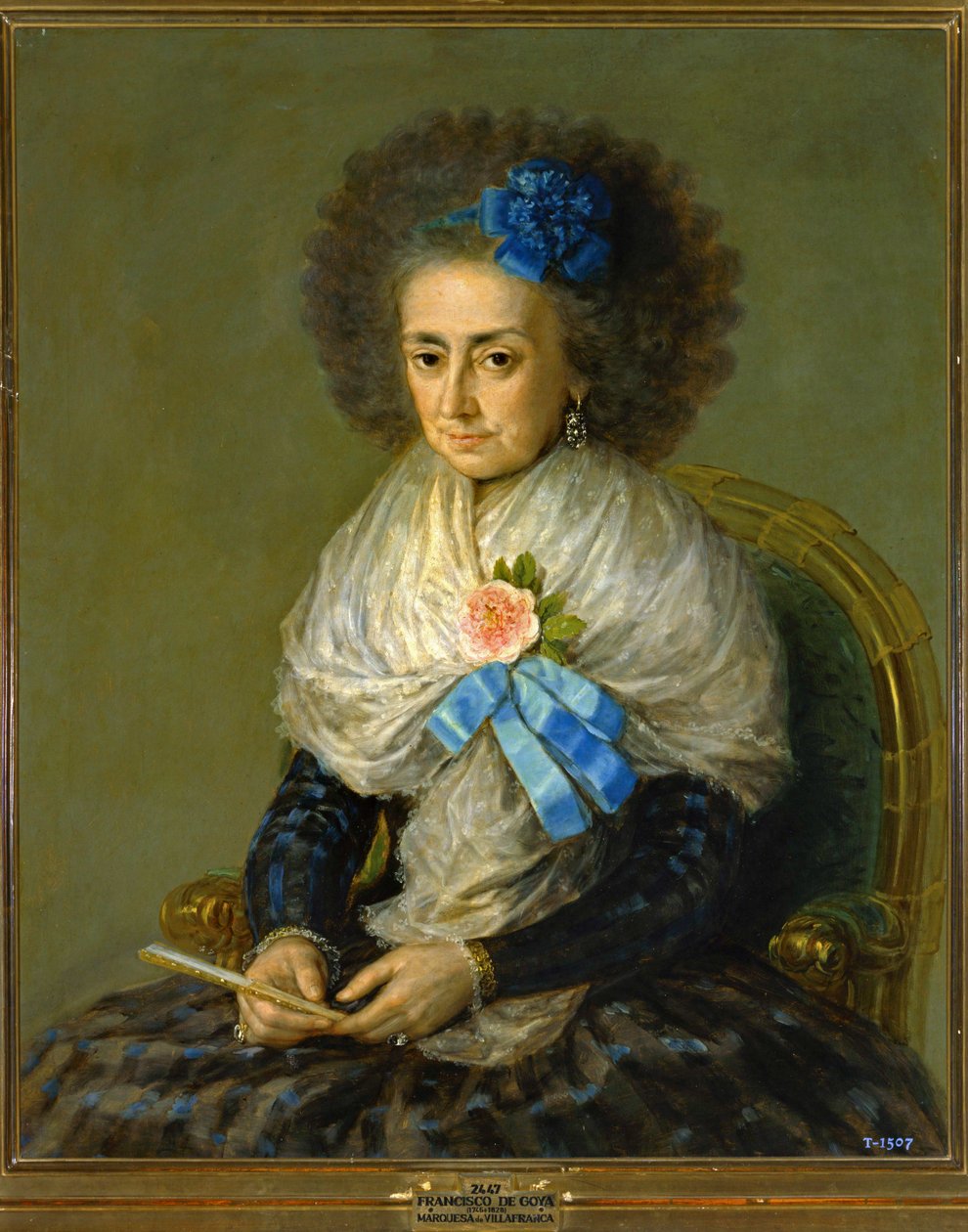 Dona Maria Antonia Gonzaga, markise af Villafranca ... (maleri på lærred) af Francisco Jose de Goya y Lucientes