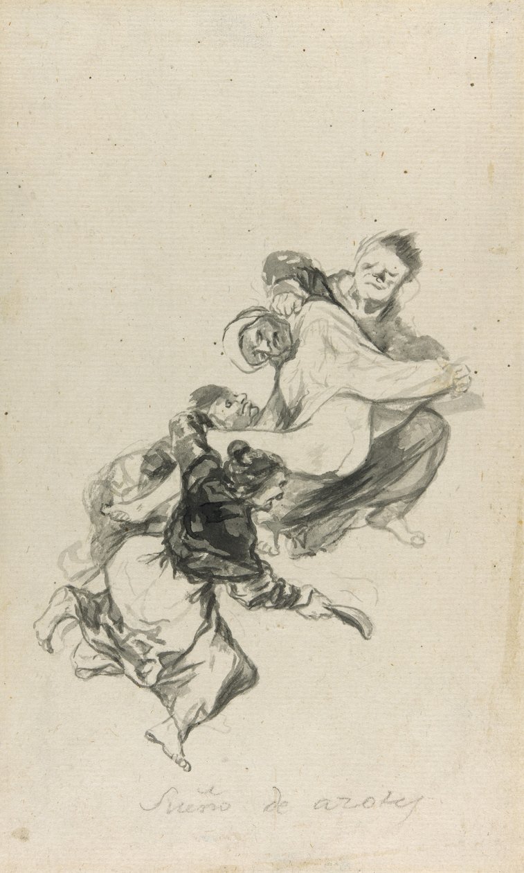 Drøm om pisk, 1801-03 af Francisco de Goya