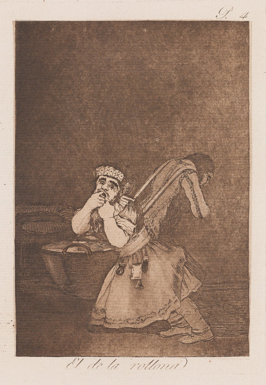 El de la Rollona, slutningen af det 18.-begyndelsen af det 19. århundrede (tryk) af Francisco de Goya