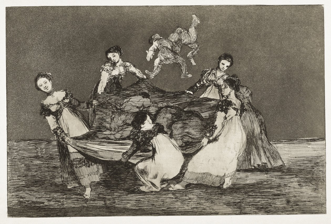 GOYA Y LUCIENES, Francisco de (1746-1828). Ordsprog. Kvindelig gåde. 1815-1824. (24