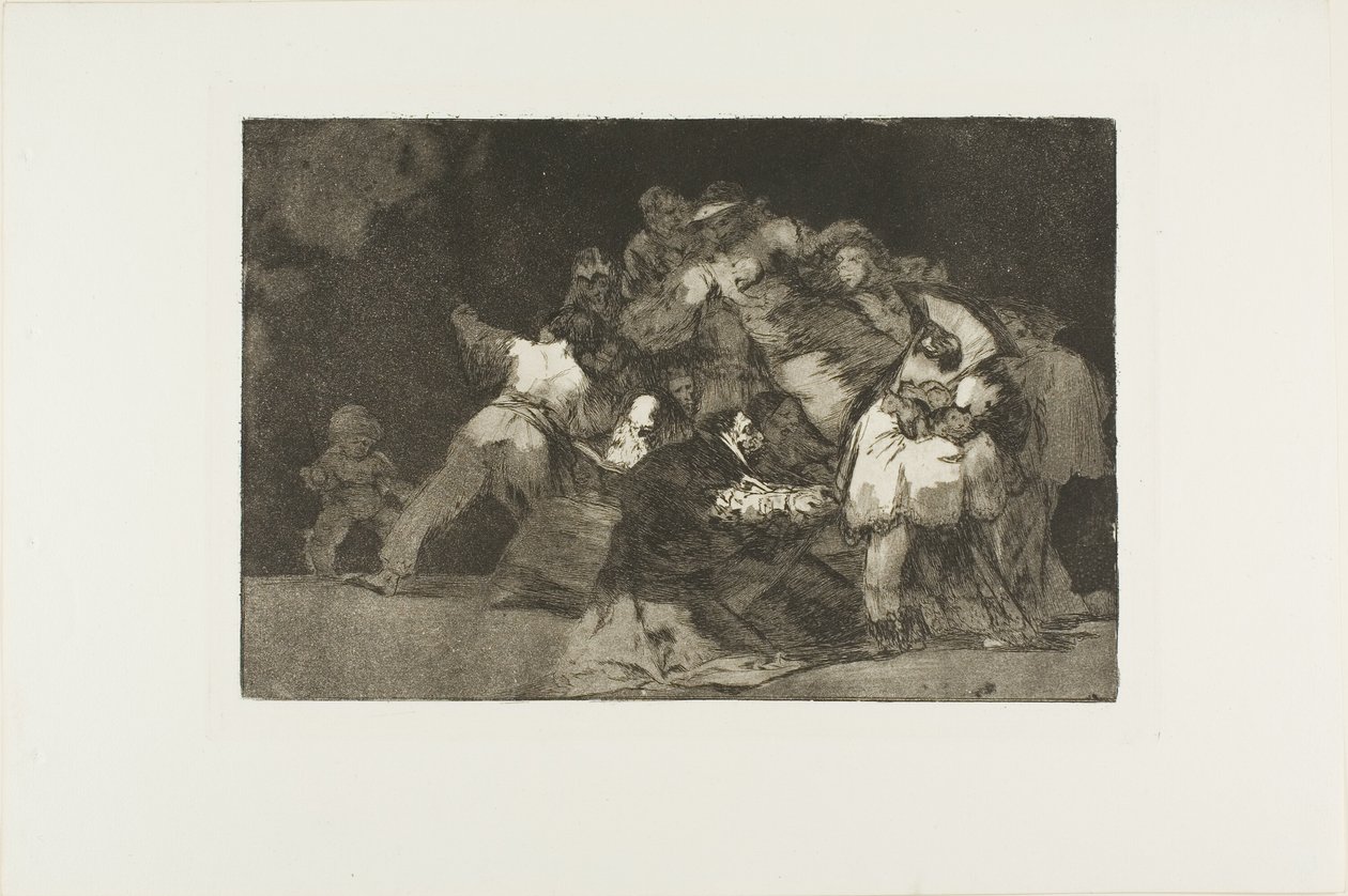 General Folly, plade ni fra Ordsprogene af Francisco Jose de Goya y Lucientes