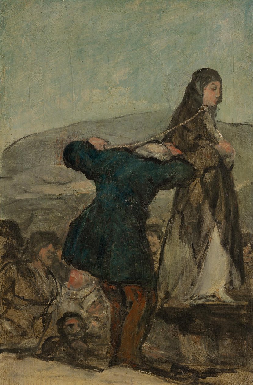 Henrettelse af hekse af Francisco Jose de Goya y Lucientes