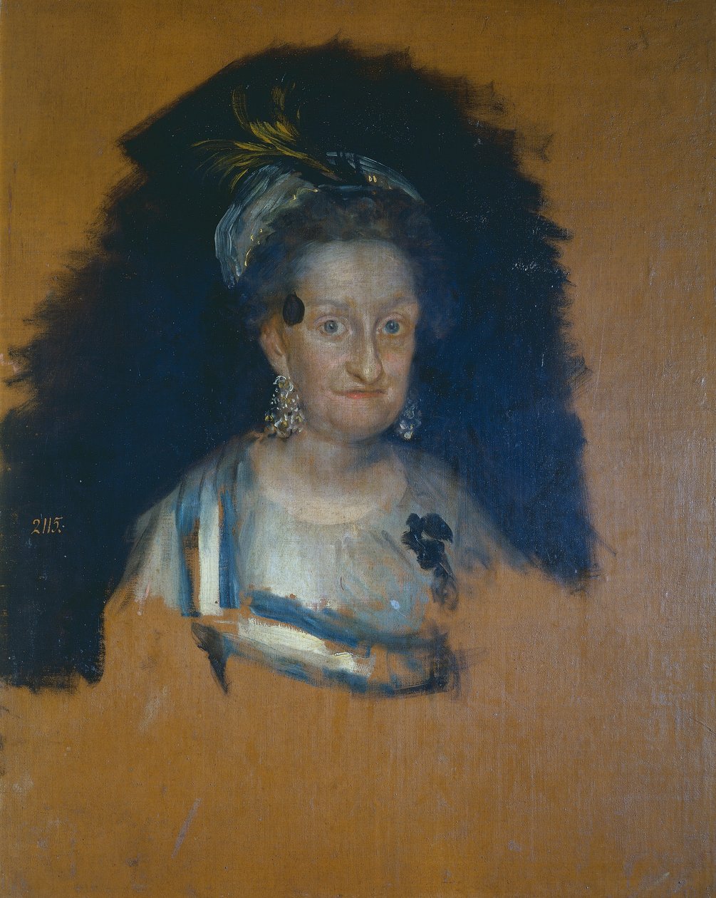 Infanta Maria Josefa, foreløbig skitse til gruppeportrættet af Karl IV