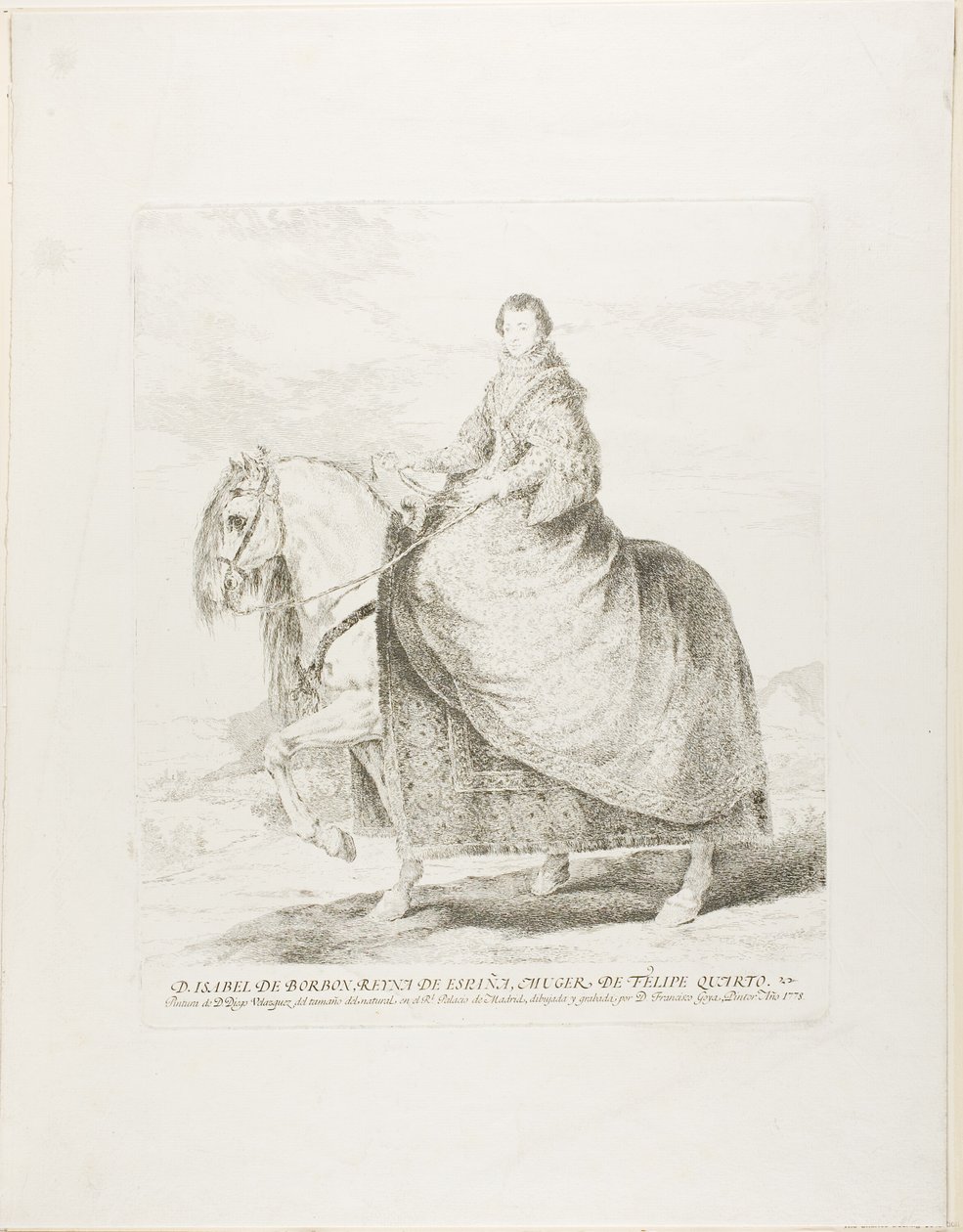Isabella af Bourbon af Francisco Jose de Goya y Lucientes