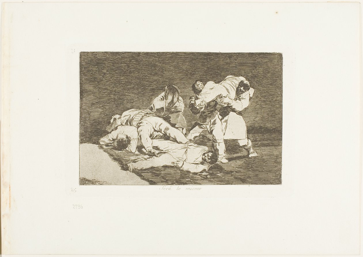 Det bliver det samme, plade 21 fra The Disasters of War af Francisco Jose de Goya y Lucientes