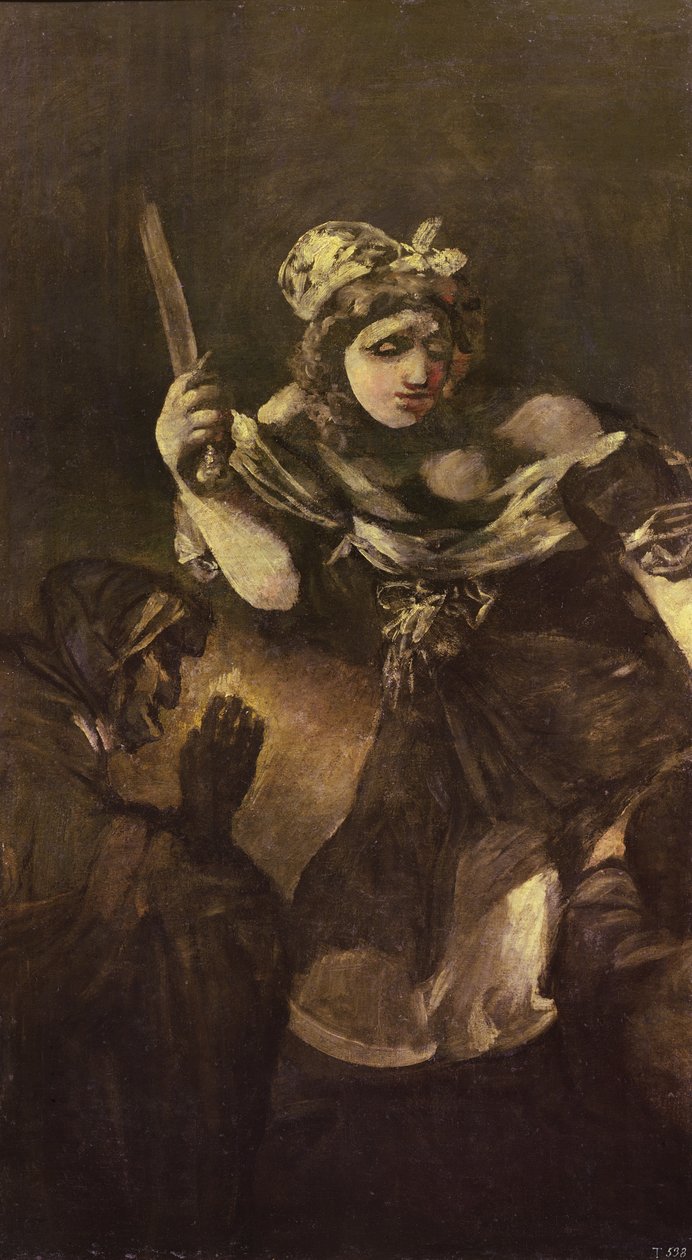 Judith og Holofernes, ca. 1819-23 (olie på lærred) af Francisco Jose de Goya y Lucientes