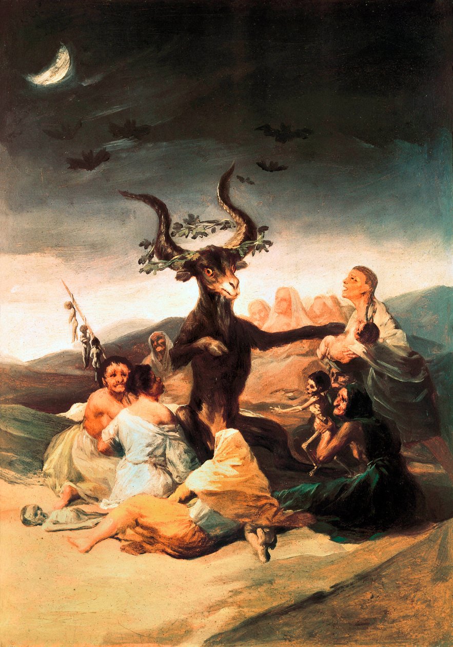 ""Heksenes sabbat"" af Francisco de Goya