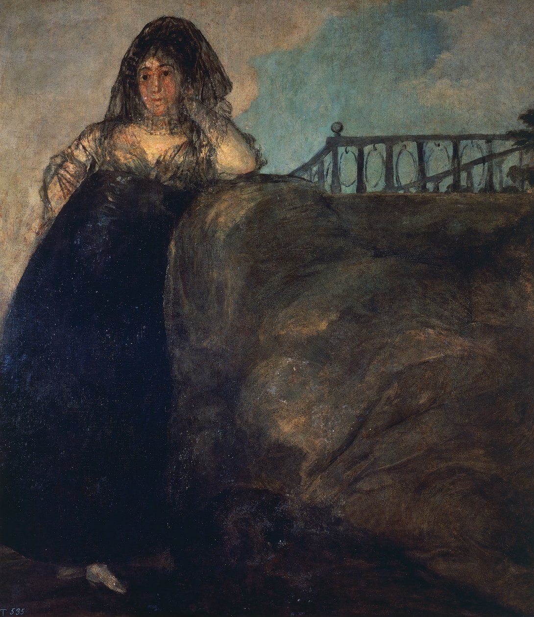 leocadia af Francisco Jose de Goya y Lucientes