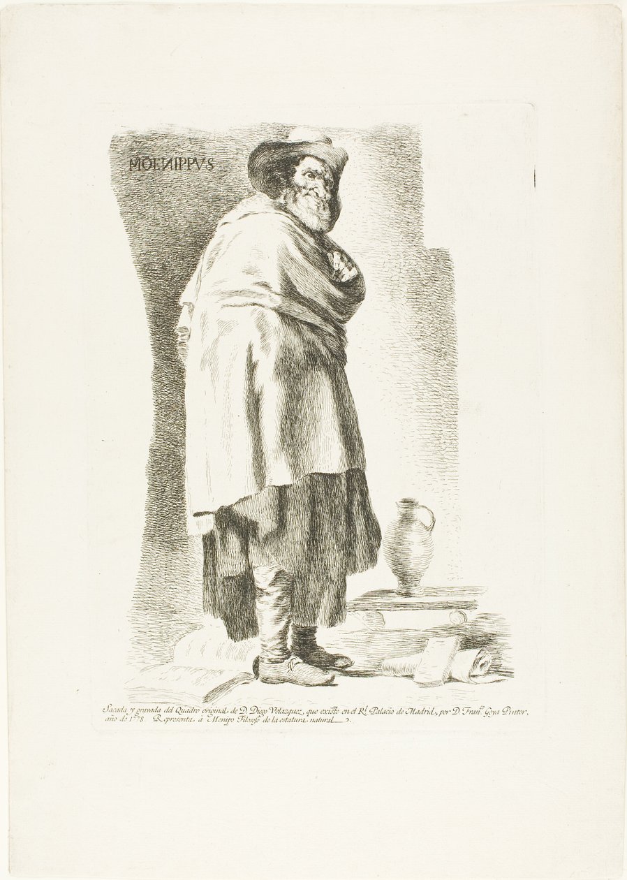 Menippu af Francisco Jose de Goya y Lucientes