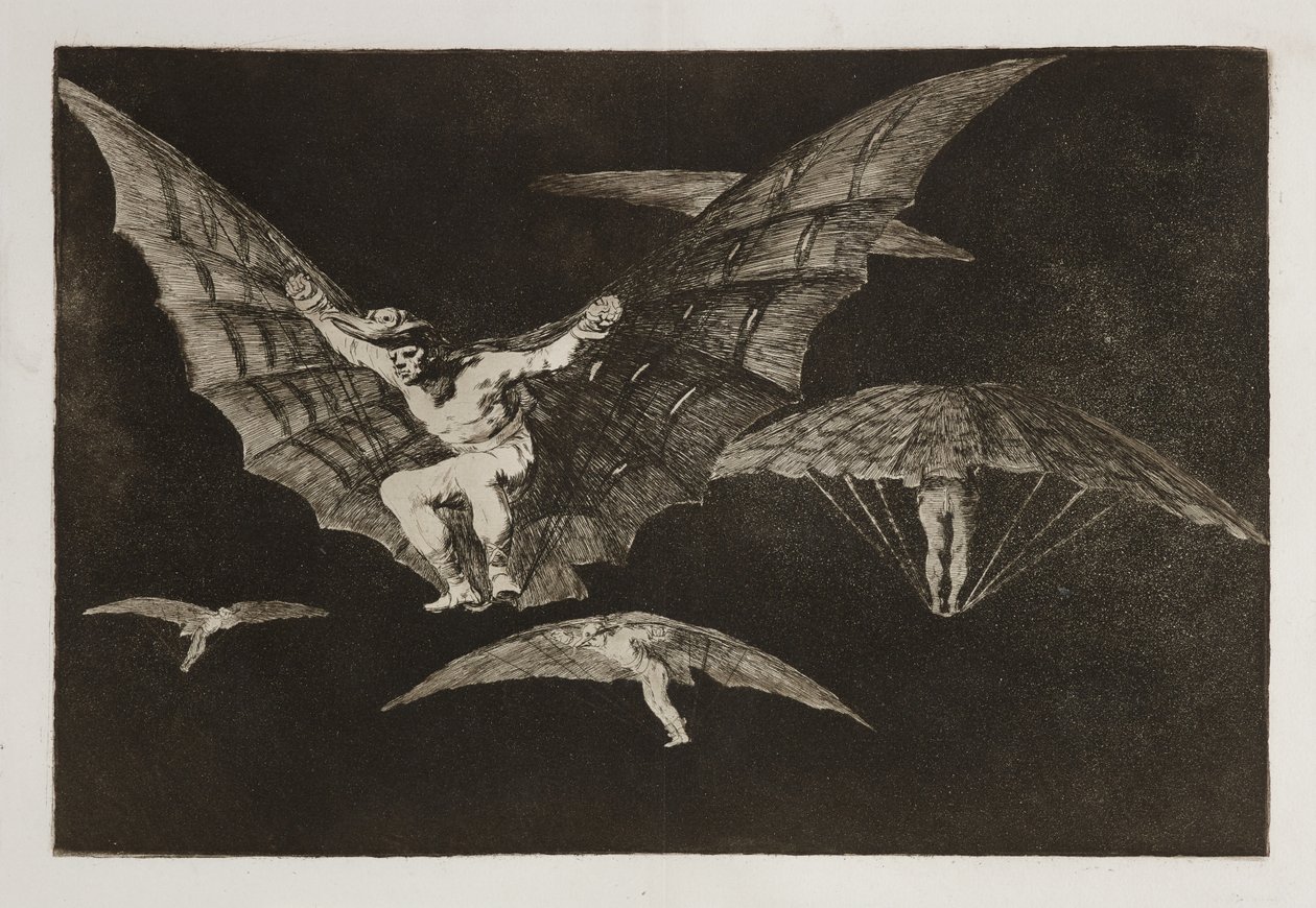 Modo de volar (En måde at flyve på) af Francisco Jose de Goya y Lucientes