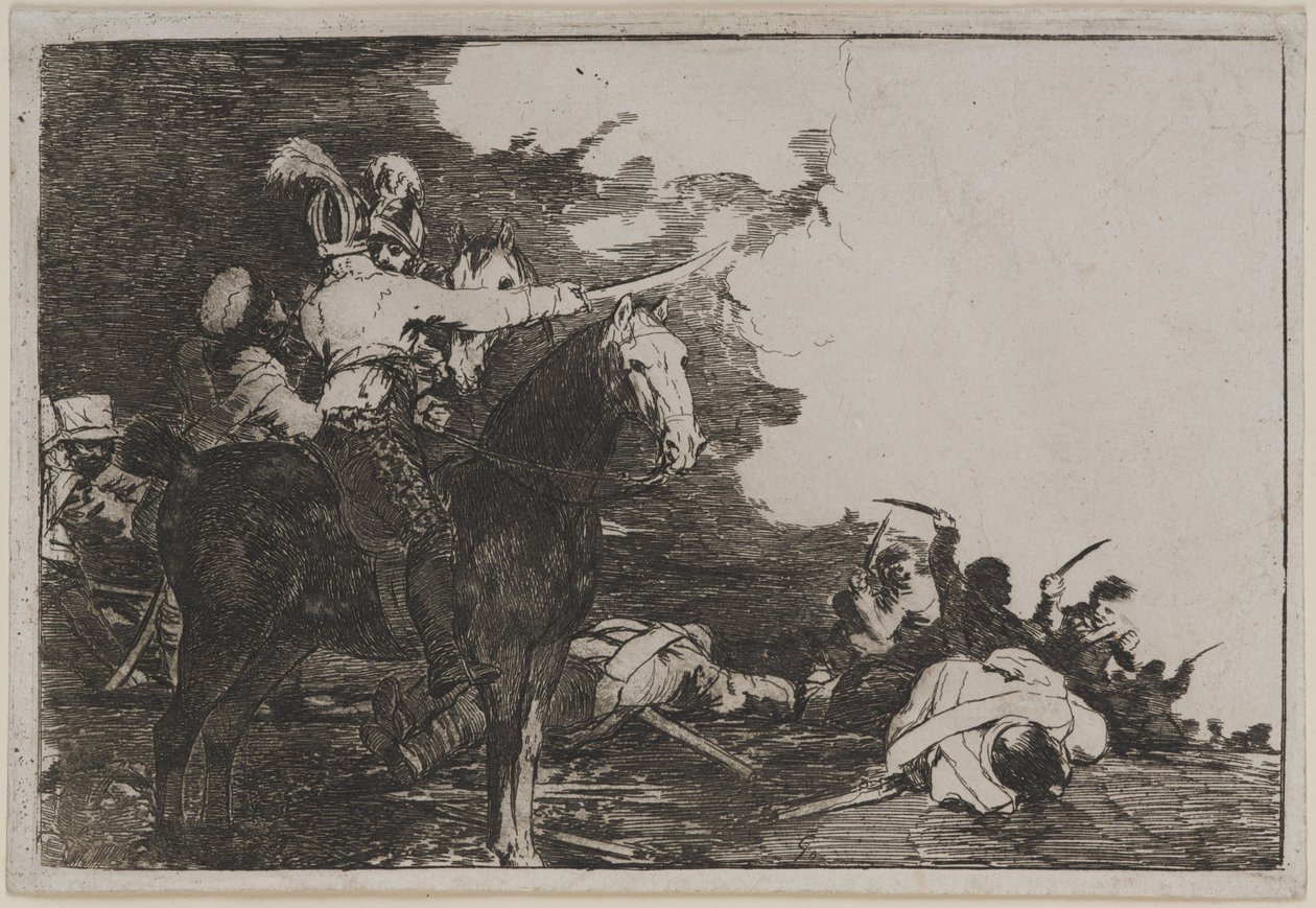 De er ikke enige i "Disasters of War" af Francisco de Goya