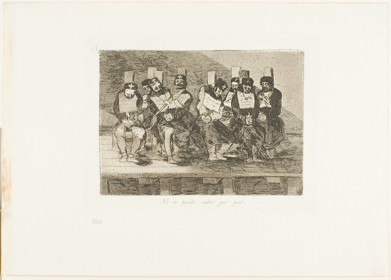 Man kan ikke sige hvorfor, planche 35 fra Krigens katastrofer af Francisco Jose de Goya y Lucientes