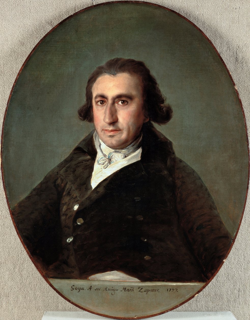 Portræt af Martin Zapater y Claveria (1747-1803) - Maleri af Francisco de Goya (1746-1828), olie på lærred af Francisco Jose de Goya y Lucientes