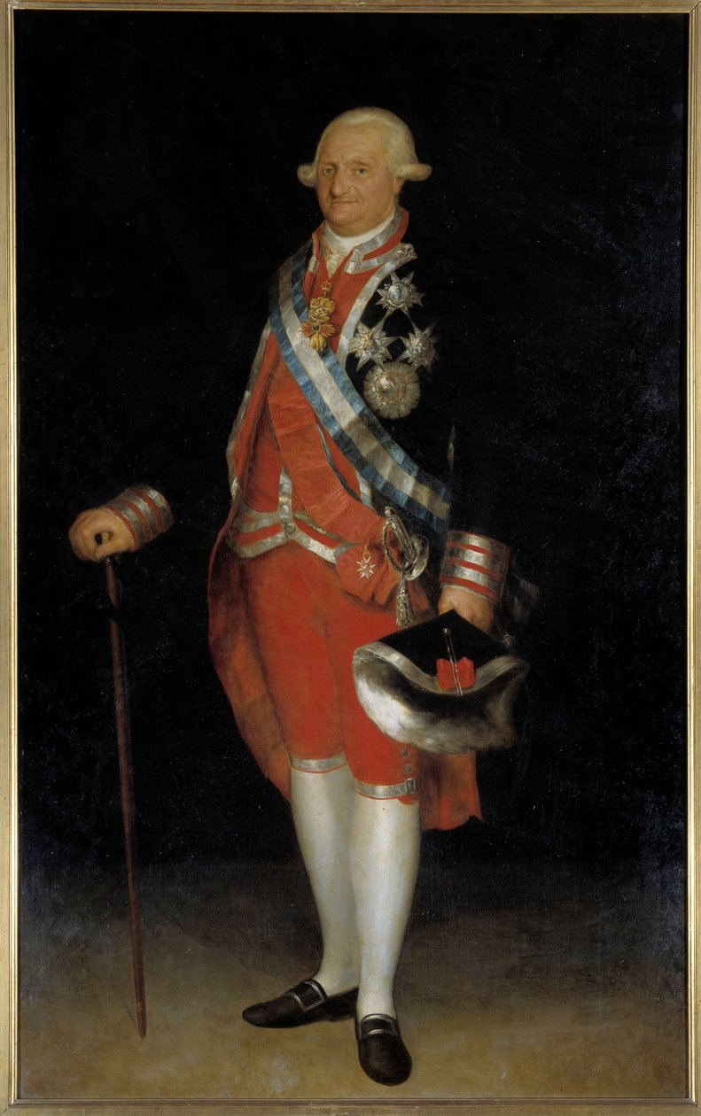 Portræt af Karl IV, konge af Spanien (olie på lærred) af Francisco de Goya