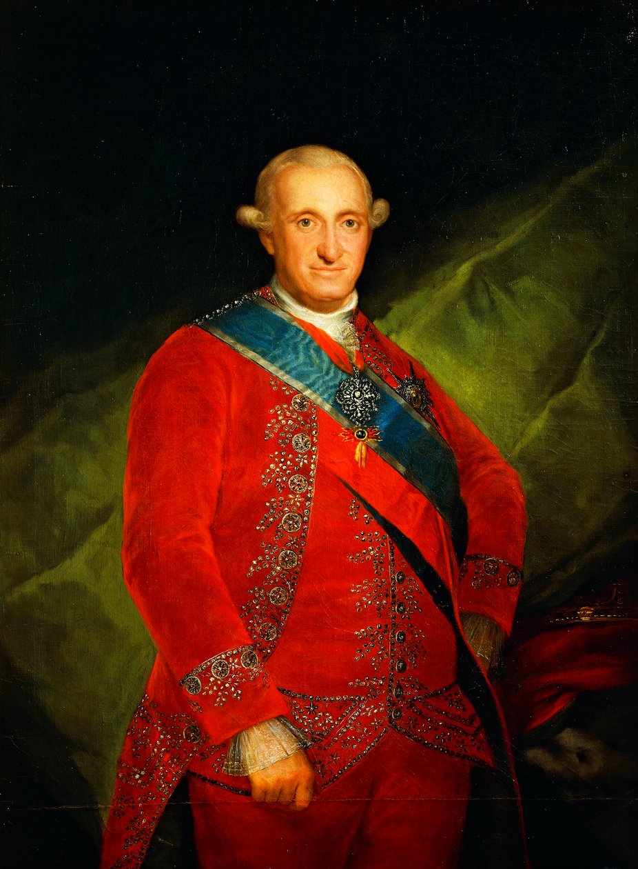 Portræt af Charles IV af Bourbon (Portici af Francisco Jose de Goya y Lucientes