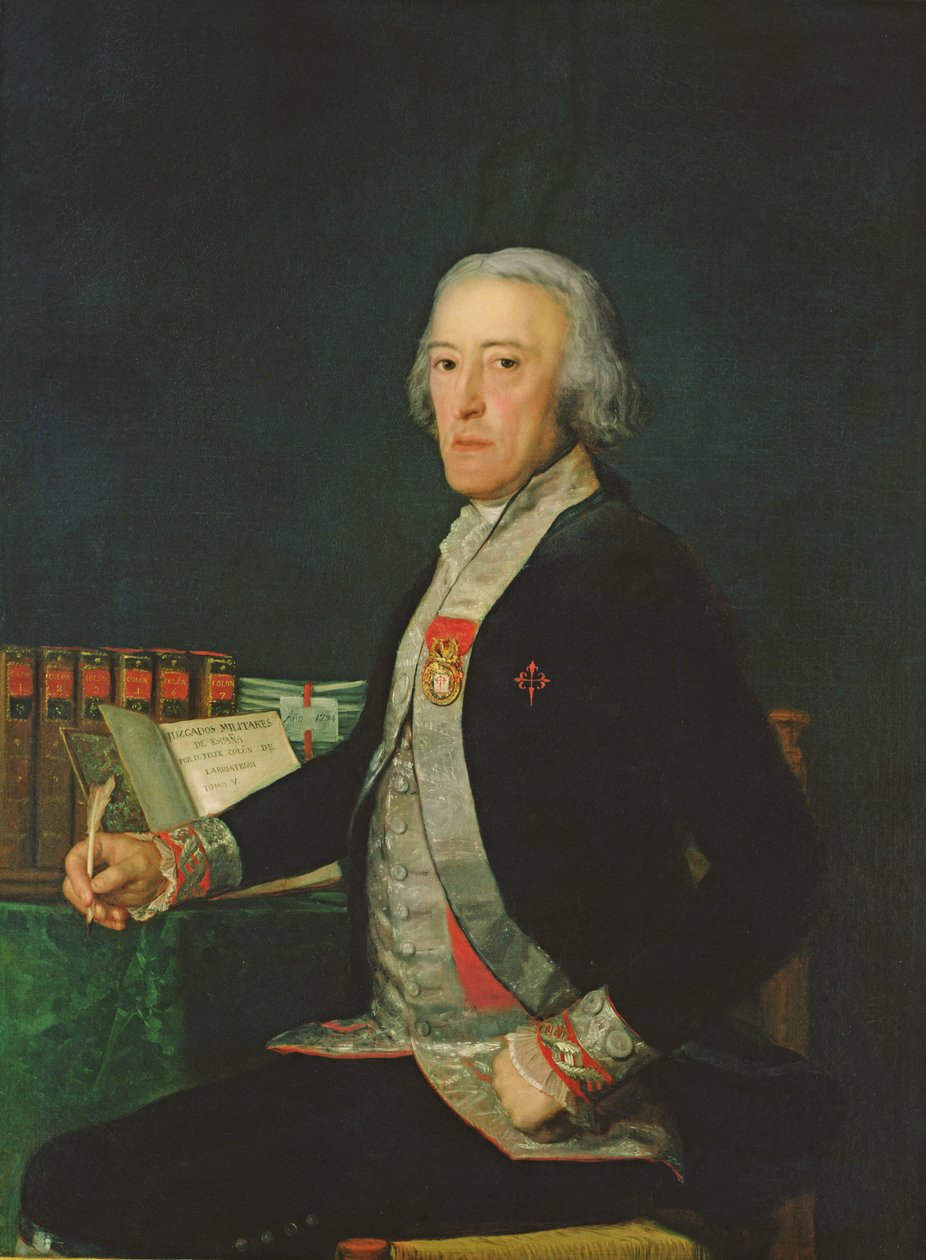 Portræt af Felix Colon de Larriategui af Francisco Jose de Goya y Lucientes