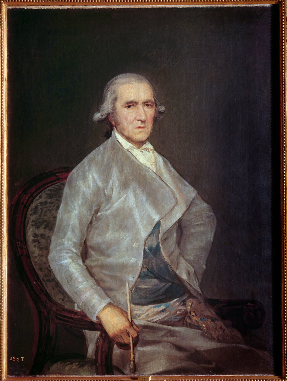 Portræt af Francisco Bayeu. Francisco Bayeu (1734-1795), maler og broder til kunstneren. Maleri af Francisco de Goya (1746-1795) 1795 Madrid, Prado Museum af Francisco de Goya