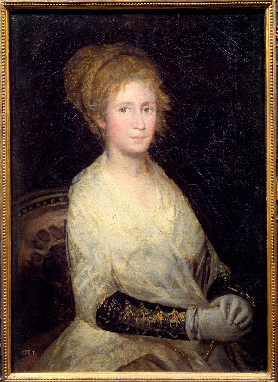 Portræt af Josepha Bayeu. Maleri af Francisco De Goya (1746-1828) af Francisco de Goya