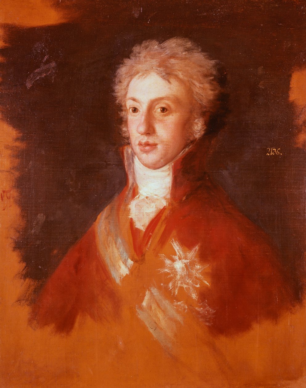 Portræt af Luigi di Borbone-Parma, af Francisco de Goya (1746-1828), Study for Family of Charles IV af Francisco Jose de Goya y Lucientes