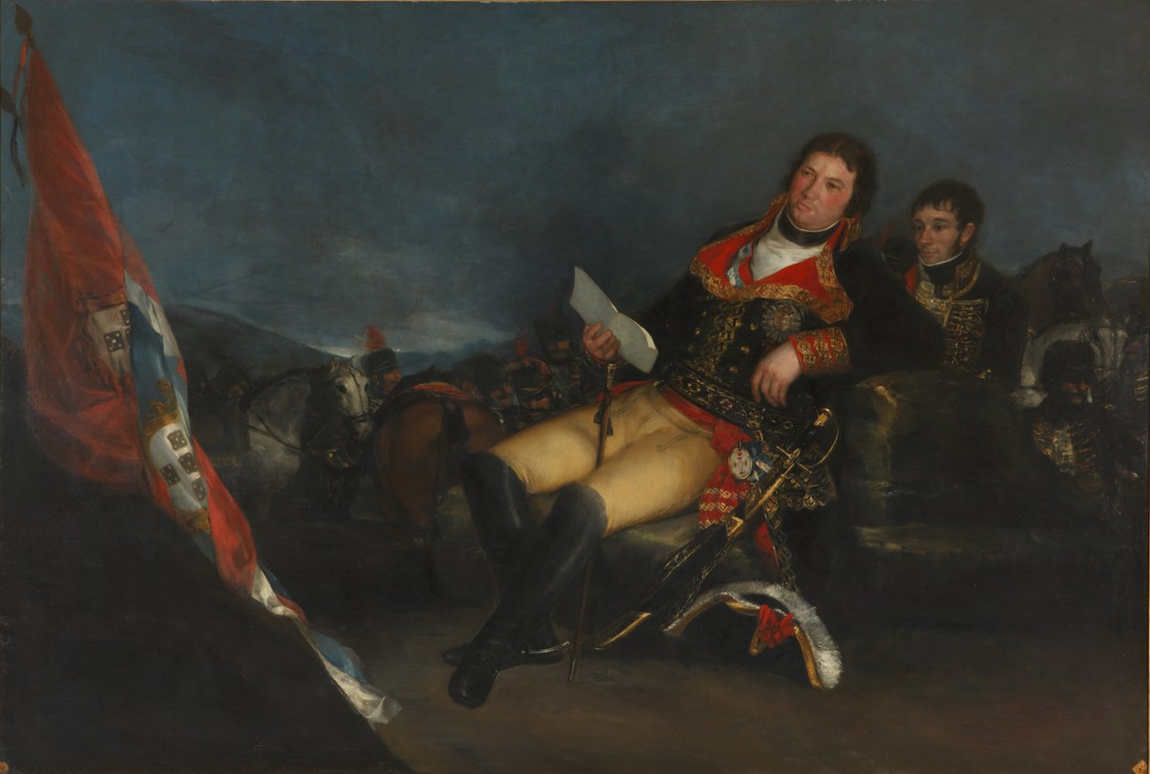 Portræt af Manuel Godoy, med tilnavnet Fredsprinsen. Detalje. (olie på lærred af Francisco de Goya