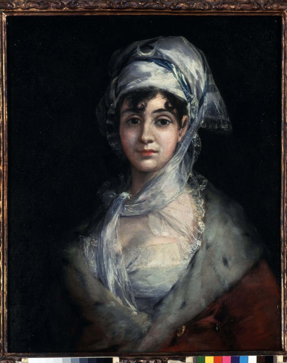 Portræt af skuespillerinden Antonia Zarate af Francisco de Goya