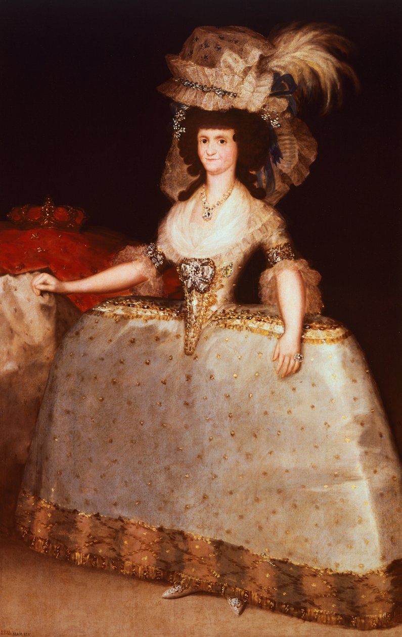 Dronning Mary Louise af Francisco Jose de Goya y Lucientes