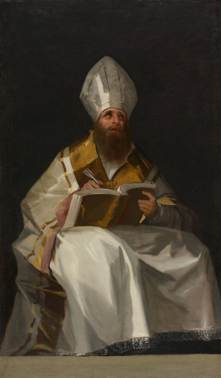 Sankt Ambrosius, ca. 1796-1799 af Francisco de Goya