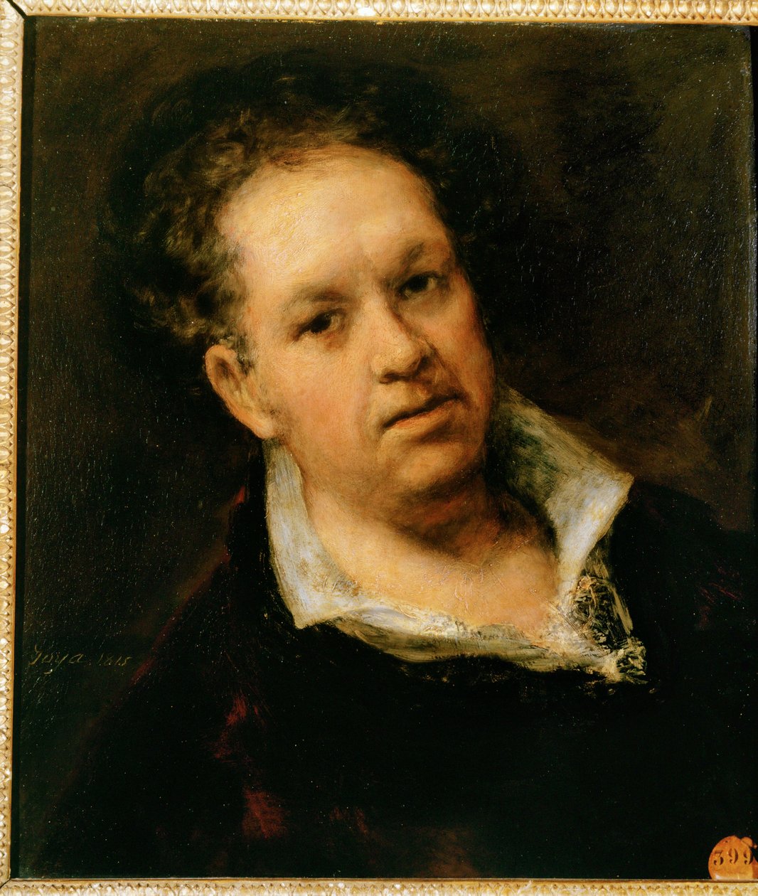 Selvportræt ... (maleri på lærred) af Francisco Jose de Goya y Lucientes