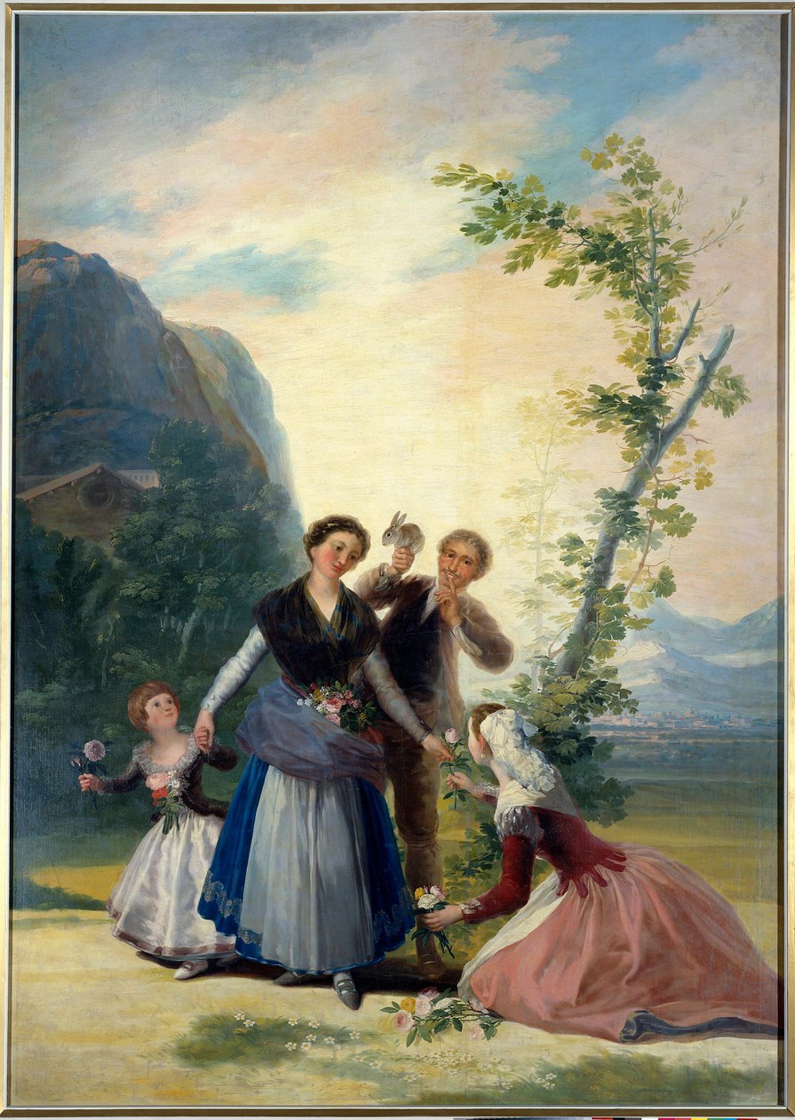 Forårsmaleri af Francisco de Goya (1746-1828) 1800-tallet. Svag. 2,77 X 1,92 m. Madrid. Prado Museum af Francisco de Goya