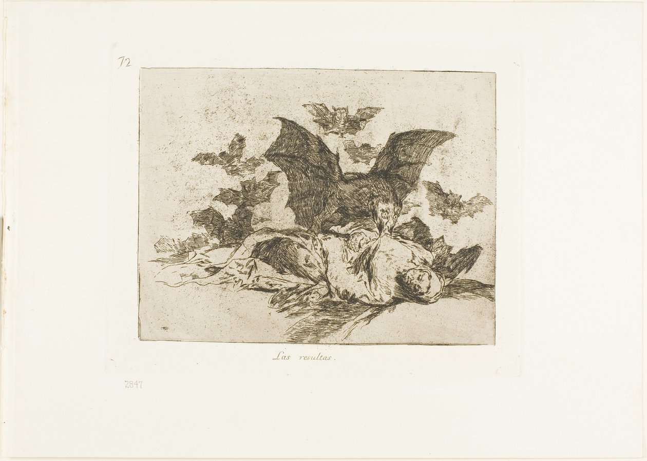 The Consequences, plade 72 fra The Disasters of War af Francisco Jose de Goya y Lucientes