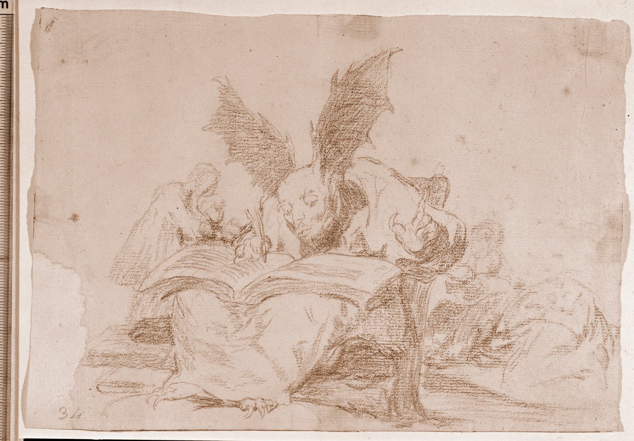 The Disasters of War: Against the common good (forberedende tegning af Francisco de Goya