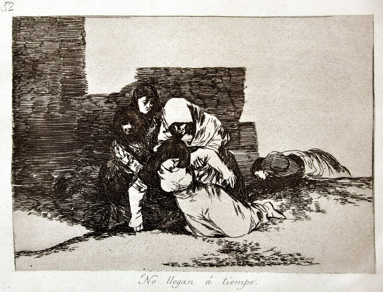 The Disasters of War: No Llegan a Tiempo (They Come Too Late) af Francisco Jose de Goya y Lucientes