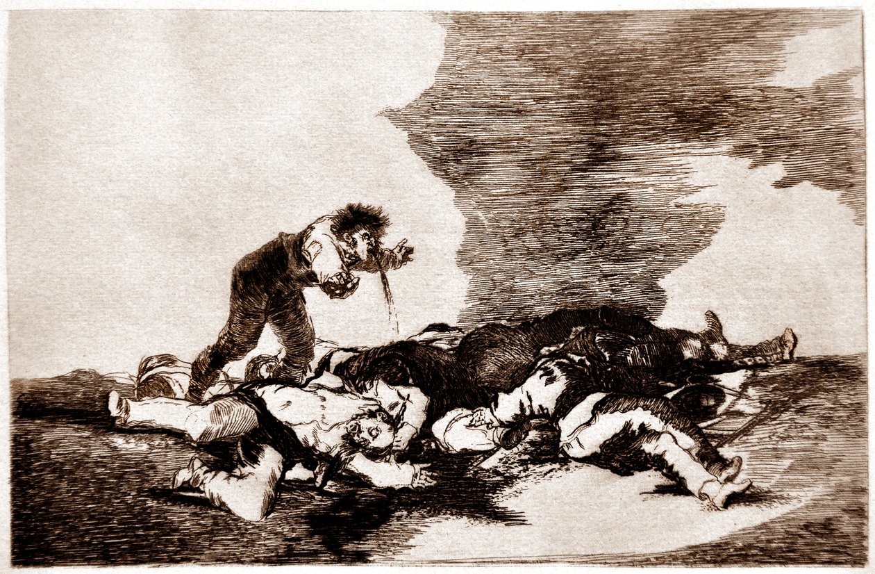 The Disasters of War: Para eso habeis nacido (det er derfor du blev født) af Francisco Jose de Goya y Lucientes