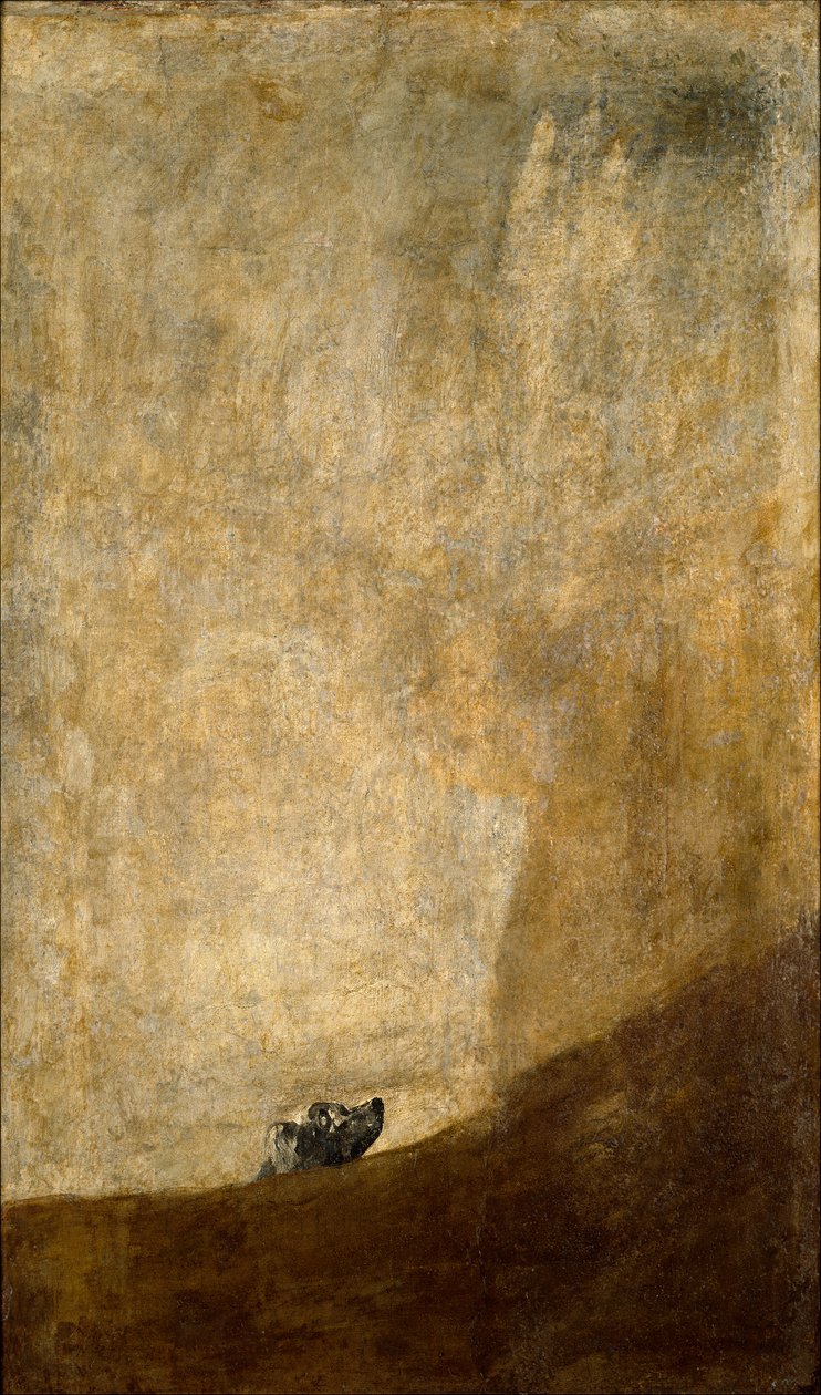 Hunden af Francisco de Goya