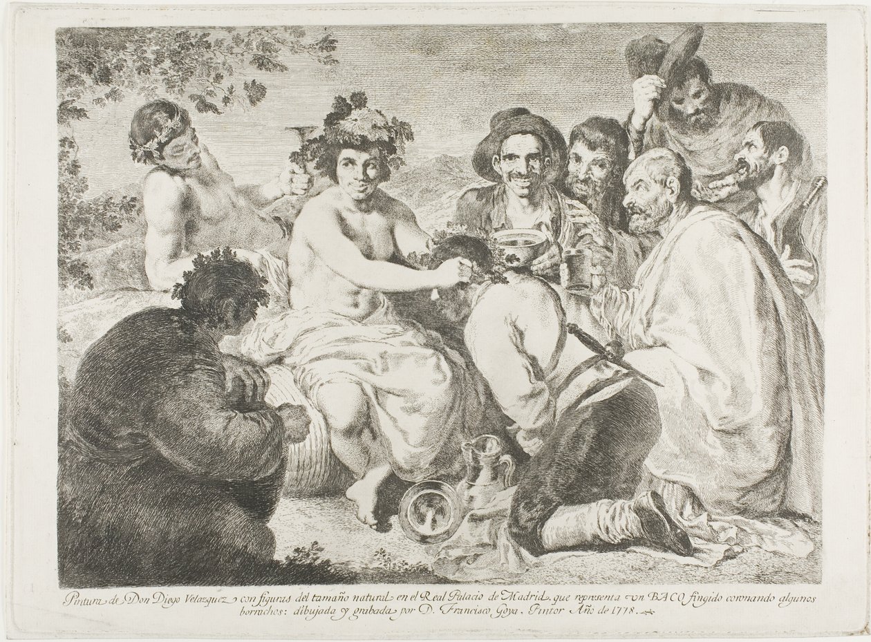 Drunkarderne af Francisco Jose de Goya y Lucientes