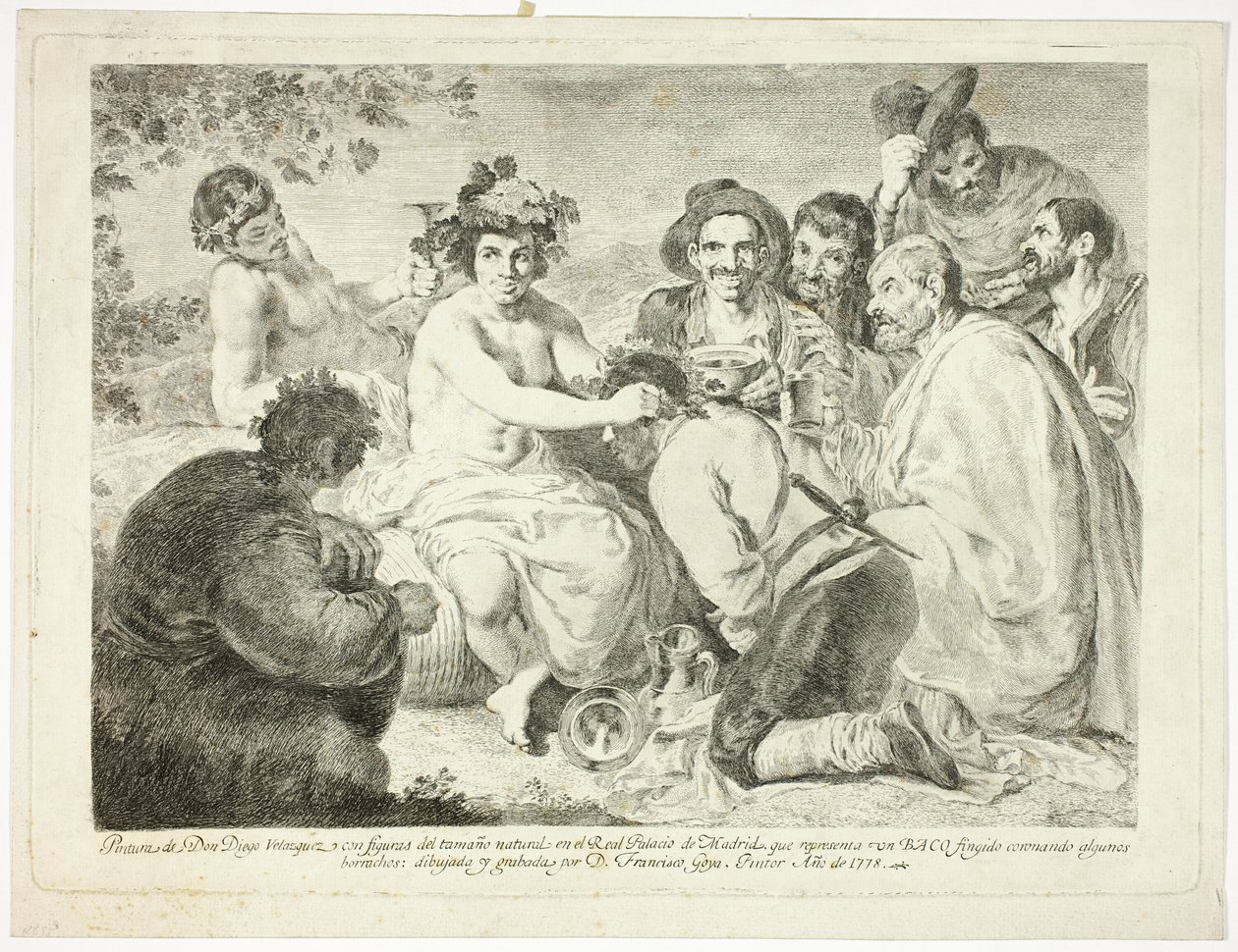 Drunkarderne af Francisco Jose de Goya y Lucientes
