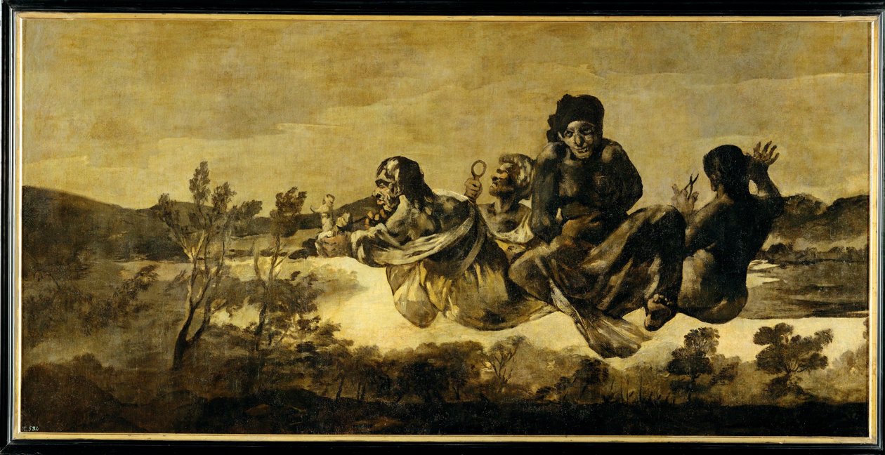 The Fates ... (maleri på lærred) af Francisco Jose de Goya y Lucientes