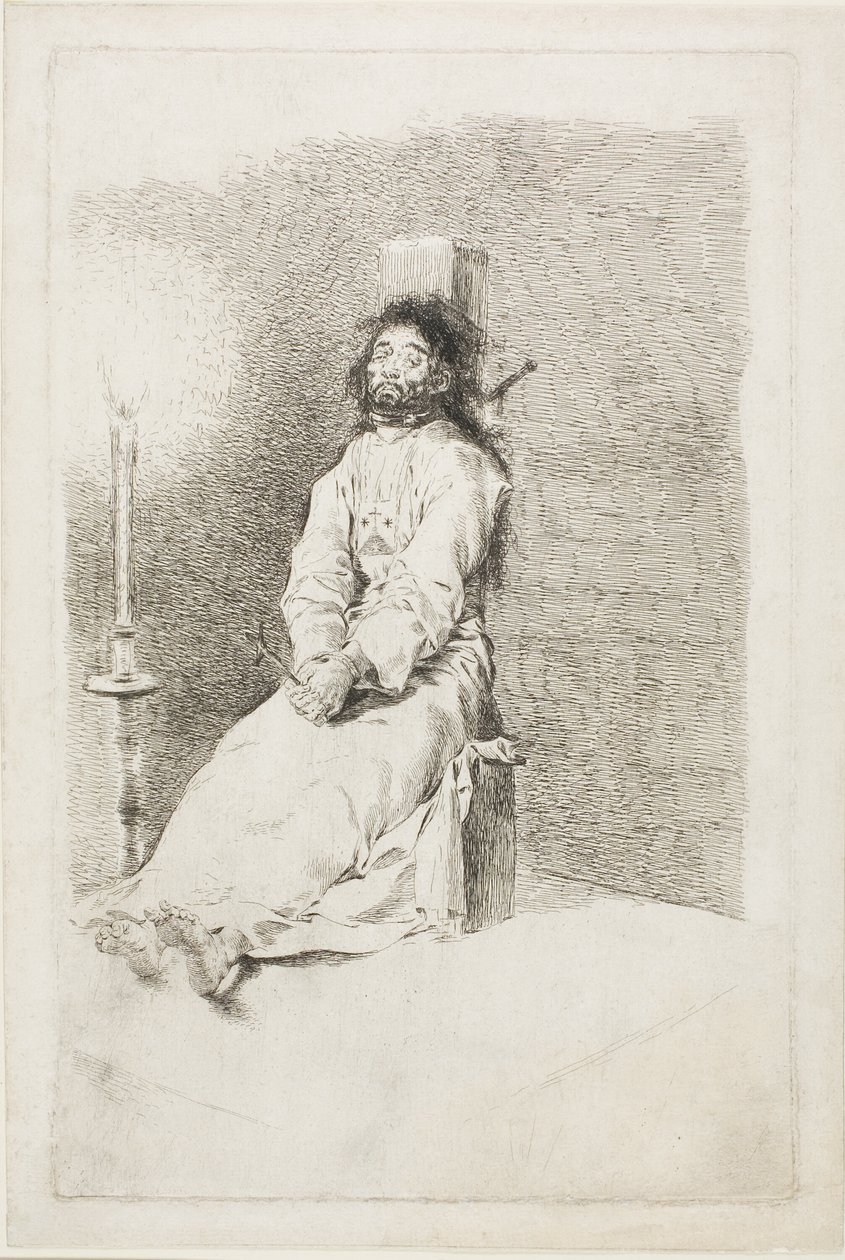 Den gale mand af Francisco Jose de Goya y Lucientes