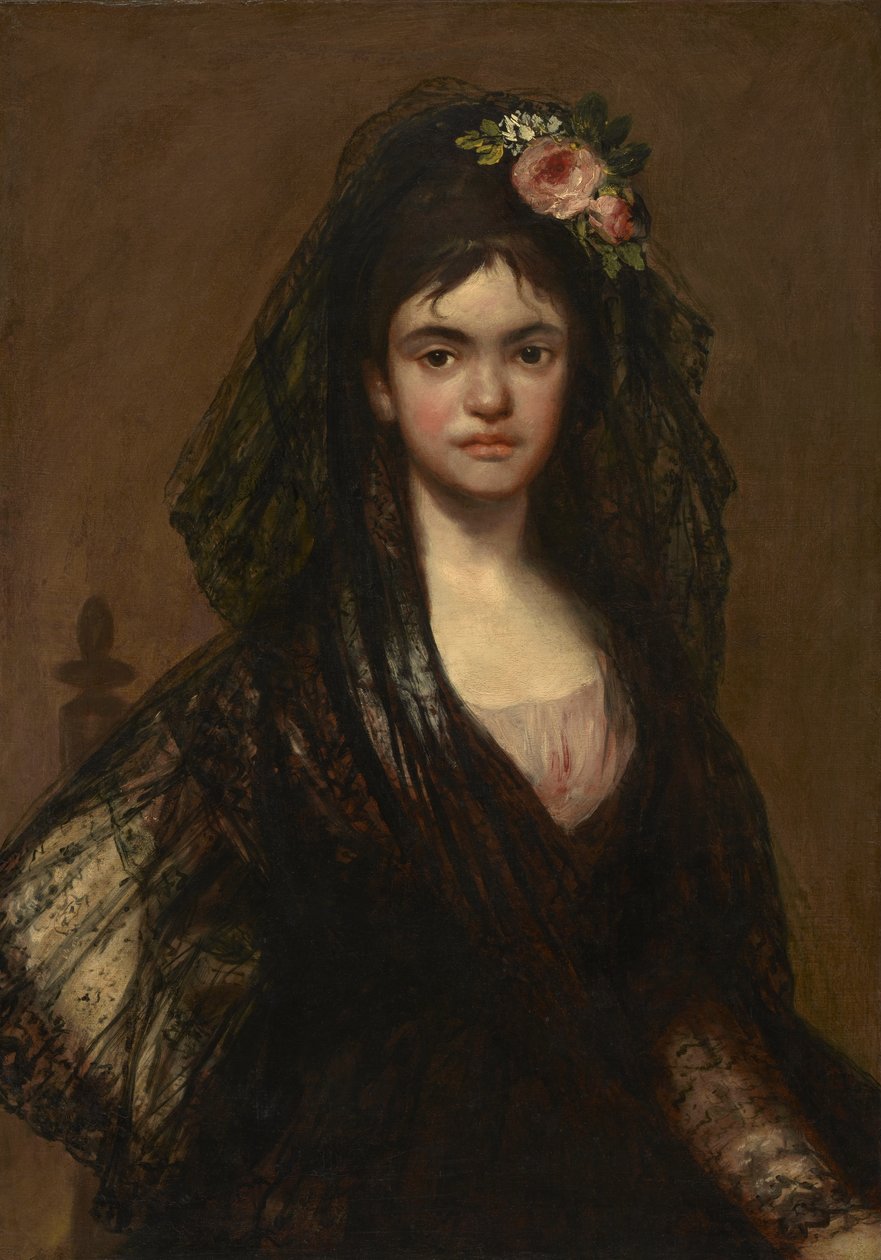 Madrileña, slutningen af det 19. århundrede af Francisco de Goya