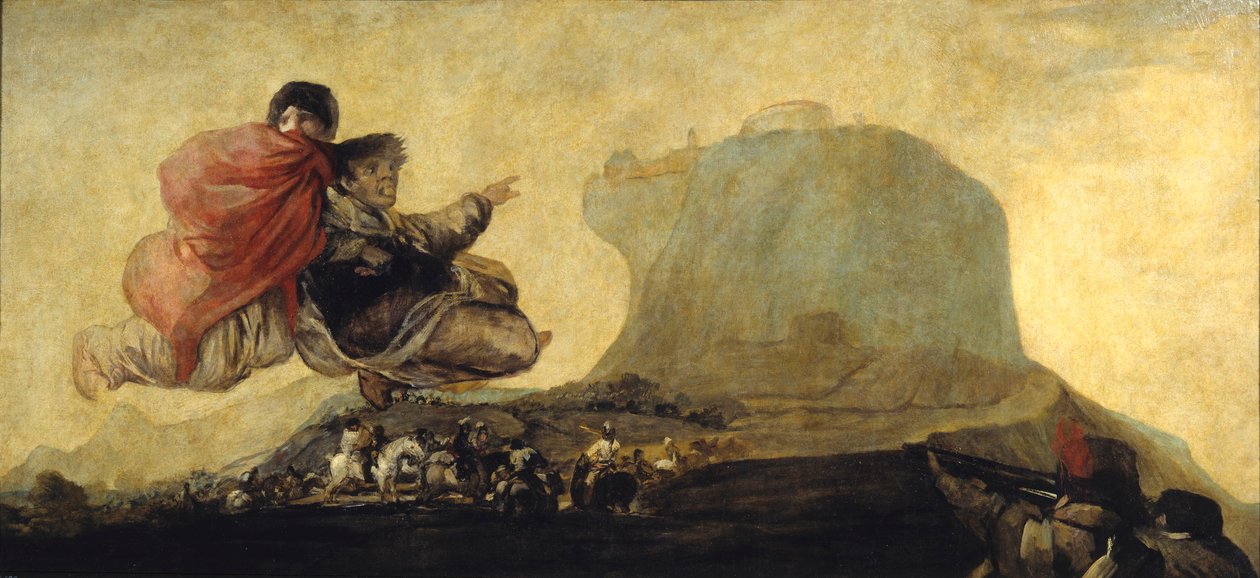 Heksenes sabbat eller Fantastic Vision El Aquelarre. Maleri af Francisco de Goya (1746-1828) 1819-1823 søn. 1,23x2,65 m Madrid, Prado-museet af Francisco de Goya