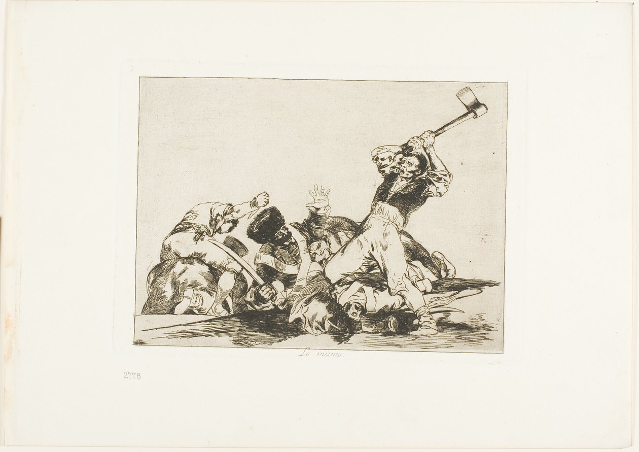 The Same, plade tre fra The Disasters of War af Francisco Jose de Goya y Lucientes