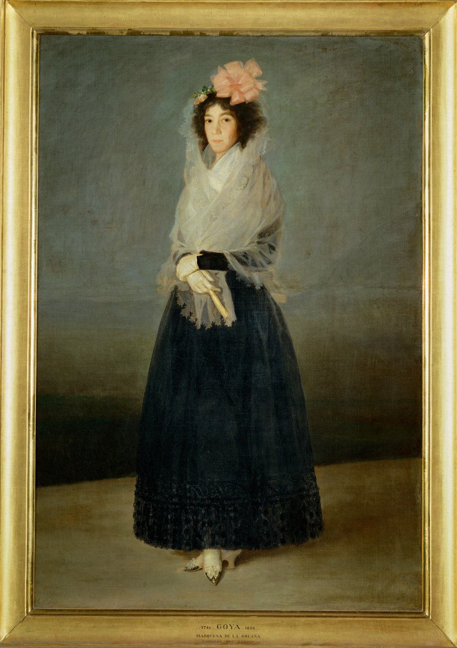 Grevinde del Carpio, marquesa de la Solana Malet ca. 1795, hendes dødsår ... af Francisco Jose de Goya y Lucientes