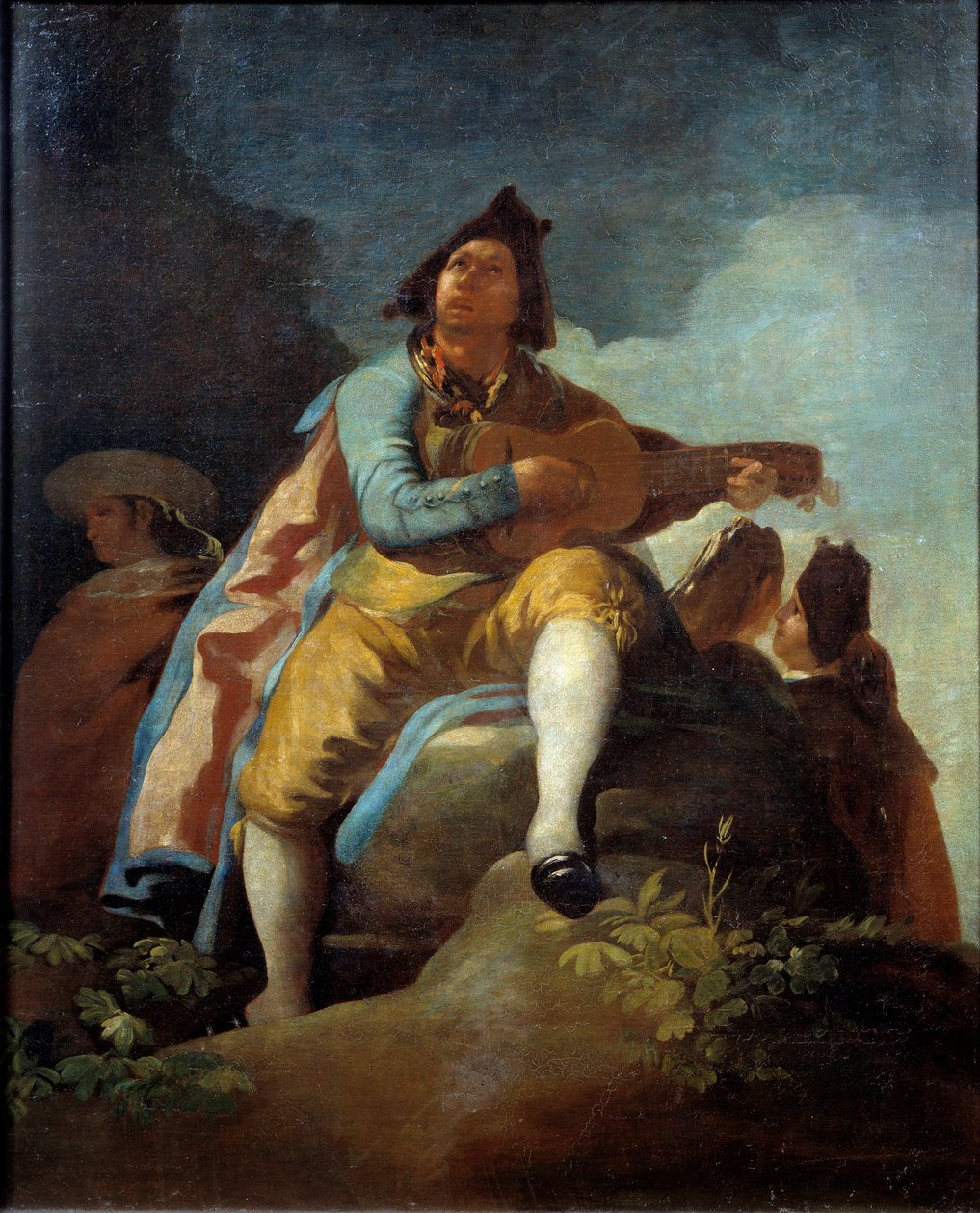 Den elegante guitar Maleri af Francisco de Goya (1746-1828) 1800-tallet Søn. 1,37x1,12 m Madrid, Prado-museet af Francisco de Goya
