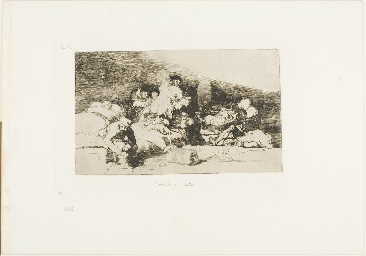 Også disse, plade 25 fra The Disasters of War af Francisco Jose de Goya y Lucientes